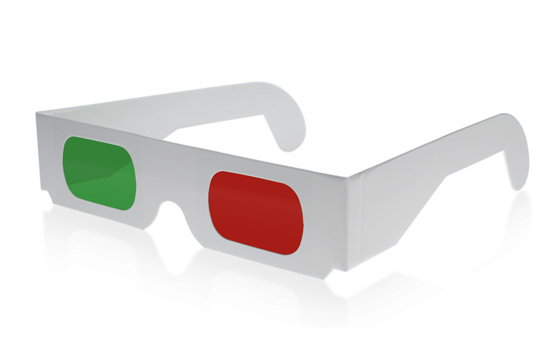 3D Bril goedkoop rood groene glazen